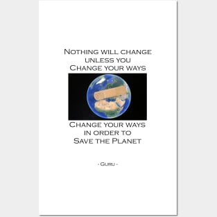 Planet Earth - Climate Awareness Posters and Art